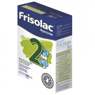 Молочная смесь Frisolac 2 с рождения 350 гр