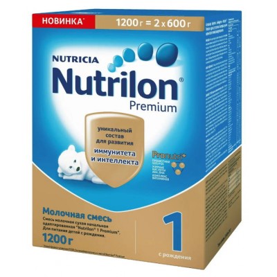 Сухая молочная смесь "Нутрилон Premium" -1, 1200 гр/6 уп