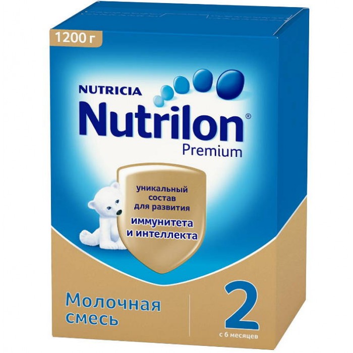 купить оптом Сухая молочная смесь Нутрилон Premium -2, 1200 гр