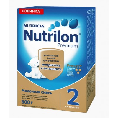 Сухая молочная смесь "Нутрилон Premium" -2, 600 гр/ 10 уп