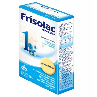 Молочная смесь Frisolac 1 с рождения 400 гр