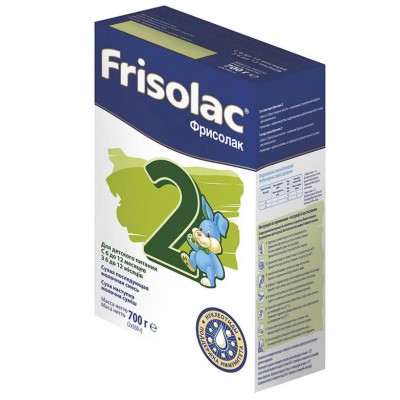 Молочная смесь Frisolac 2 с рождения 700 гр