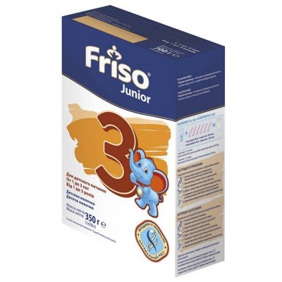 Молочная смесь Frisolac 3 с рождения 350 гр