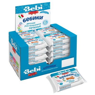 Печенье Bebi Premium "Бебики", упак 20х45 гр.