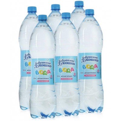 Вода "Бабушкино лукошко" 1,5 л (упак 6шт)
