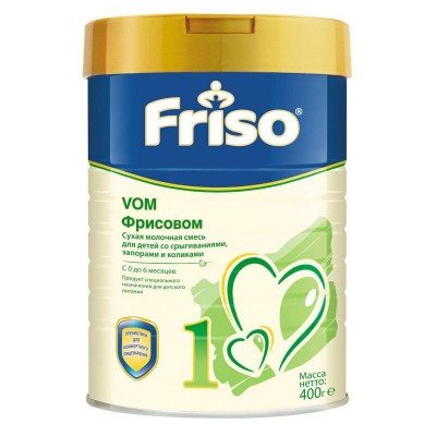 Фрисовом 1 - спец. мол. смесь, с пребиотиками, 0-6 мес., 400/24